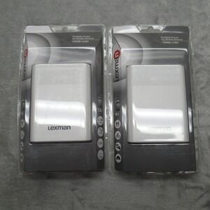 Lexman Portable Power Bank 10400 mAh 3.1A Output Dual USB Charger White LOT OF 2